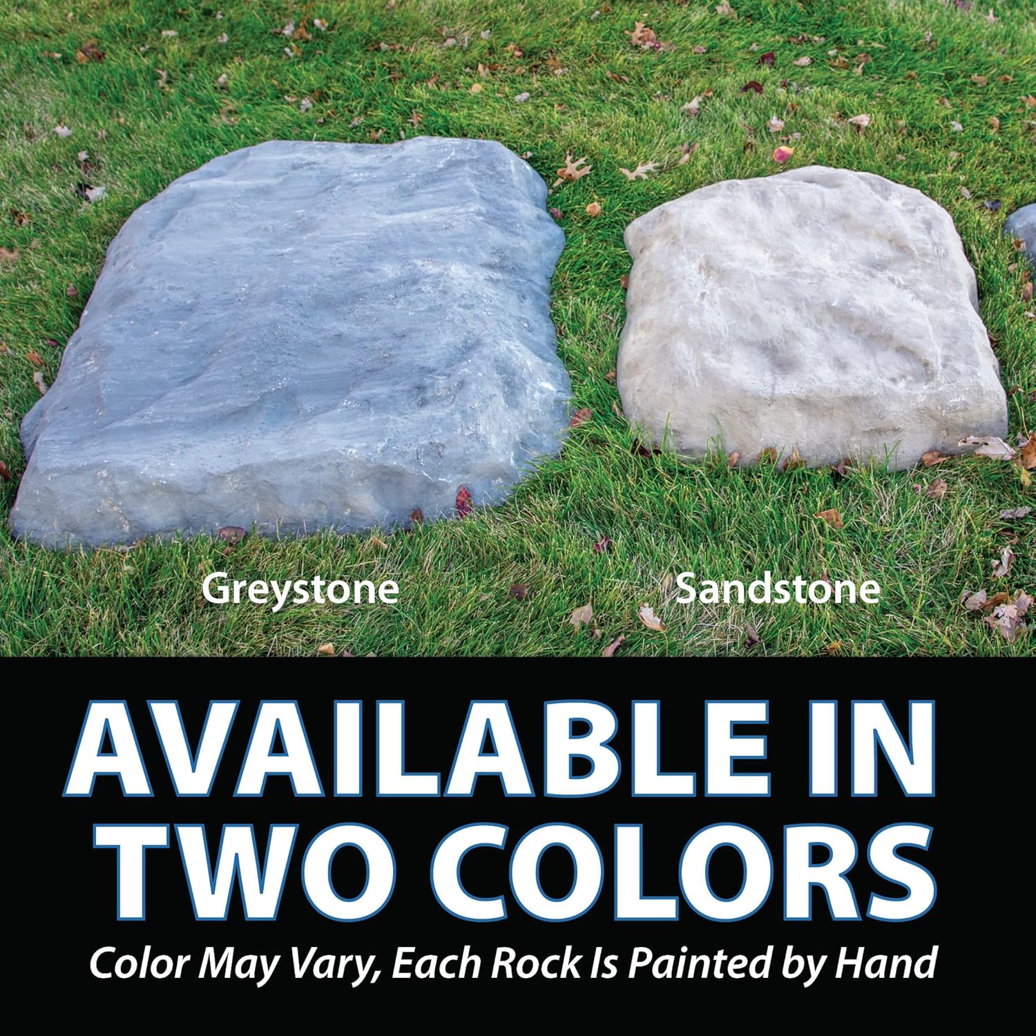 Grey Stone Faux Flat Rock Cover X988