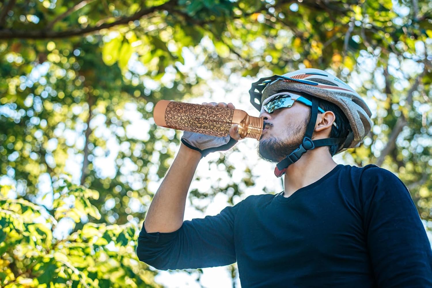 34oz Leak Proof Copper Water Bottle L77921