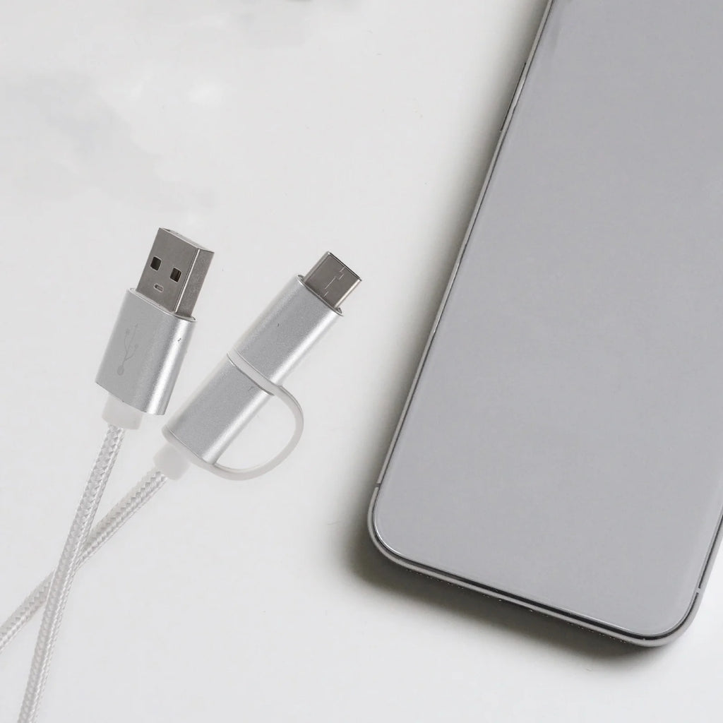 2 Pcs Phone Car Charger Cord Cables Data Line B713