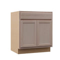Unfinished Beech Sink Base Cabinet R266