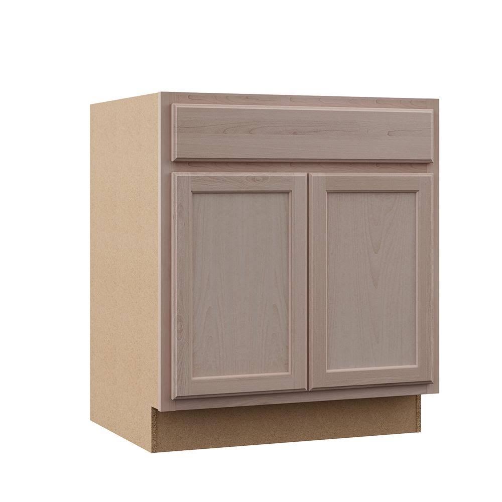 Unfinished Beech Sink Base Cabinet R266