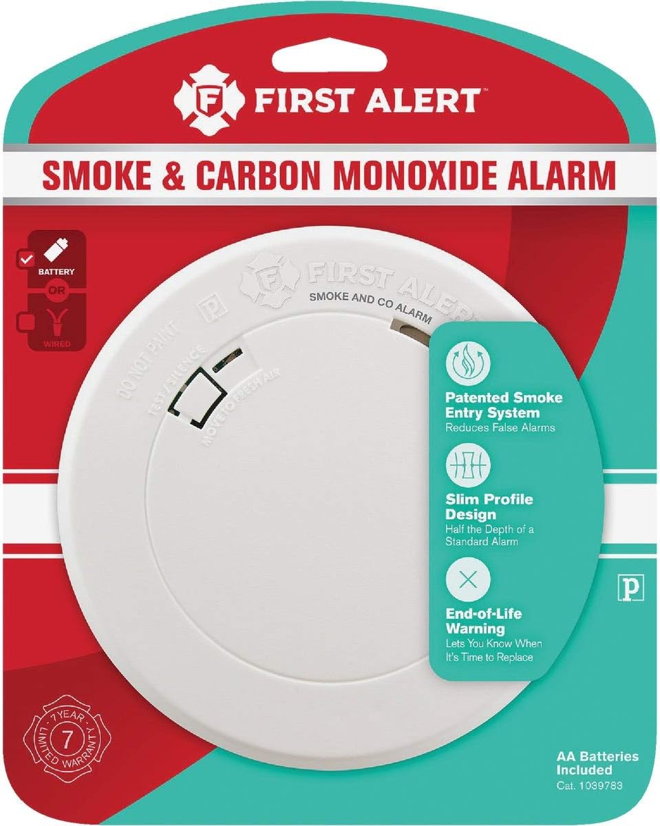 Battery Operated Smoke and Carbon Monoxide Alarm P544795