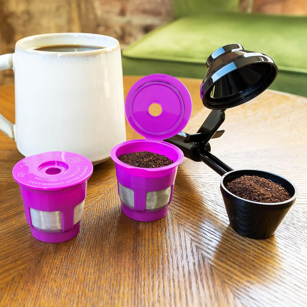 Reusable K Cup Coffee Pod Filters & Scoop T7236