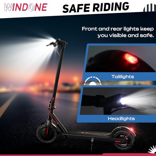 19MPH 17-Mile Range 430W Peak Motor Foldable Electric Scooter with 10" Tires & Dual Braking System N922179