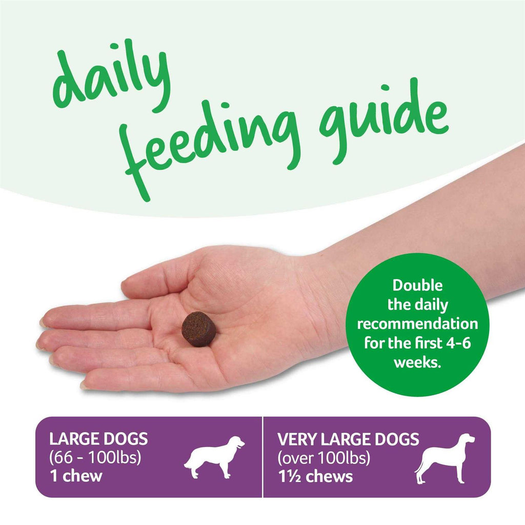 Daily Chews Hip and Joint Supplement for Large & X Large Dogs with Glucosamine C434