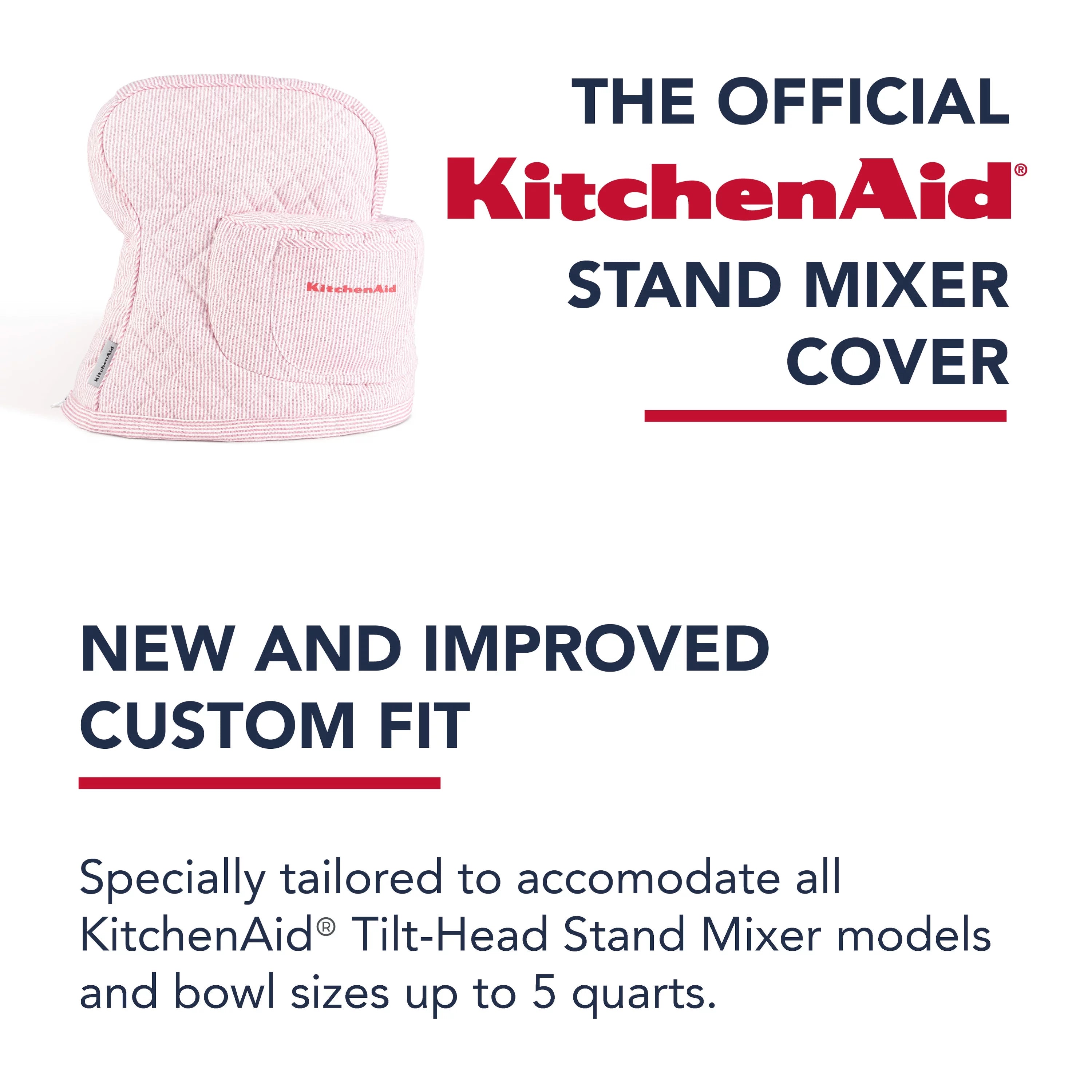 Quilted 100% Cotton Stand Mixer Cover, 14.4"x18"x10" M797