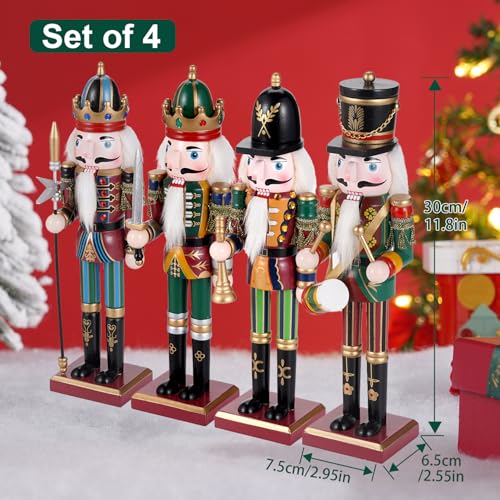 12 inch Wooden Nutcracker Ornament L23106