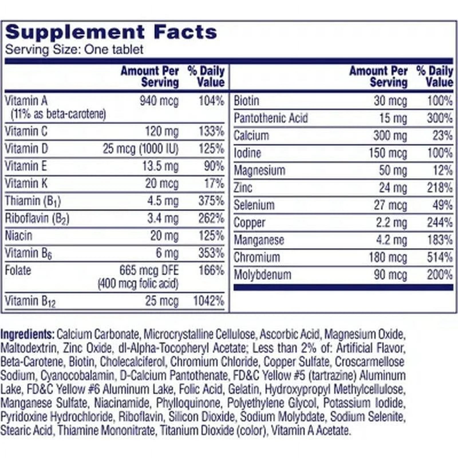 Women'S 50+ Multivitamin 300 Ct. R1552
