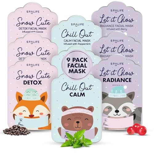 12 Pack Christmas Face Mask Bundle K402154