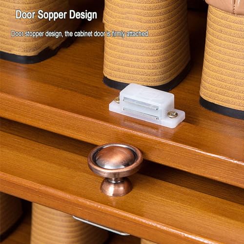 Bamboo Shoe Storage Cabinet with Flip Door N37774