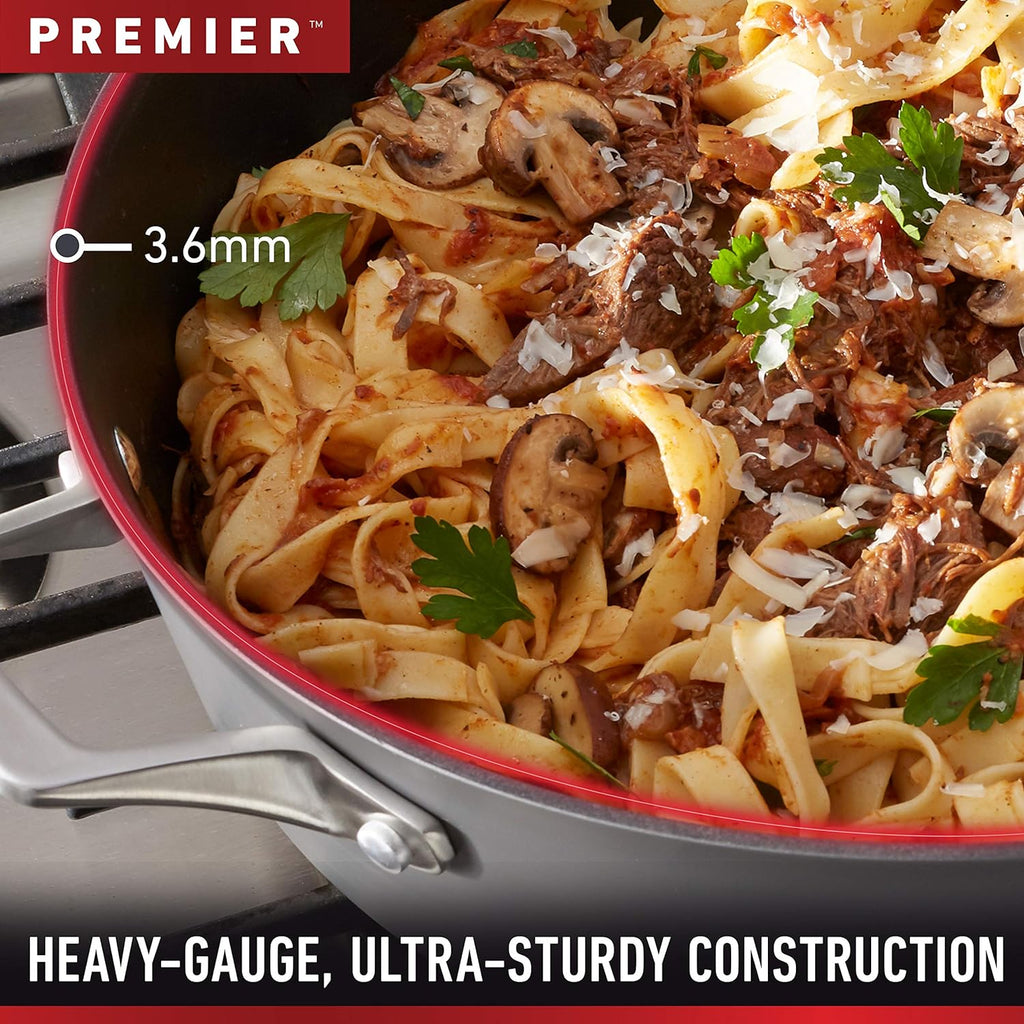 1.5-Quart Hard-Anodized Nonstick Sauce Pan with Cover Black R311303