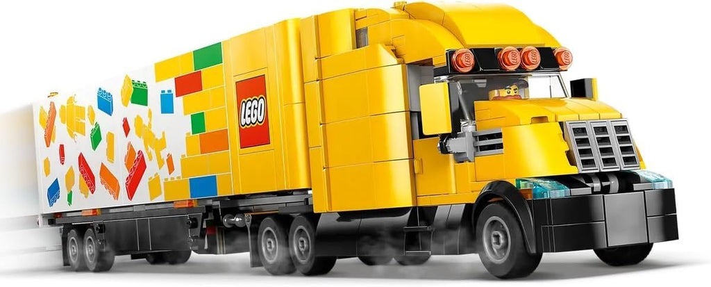 Lego City Delivery Truck with Trailer and Forklift B394