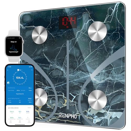 Smart Scale Digital Bathroom Scale Body Fat Scale Body Composition Monitor Health Analyzer 400 lbs C156
