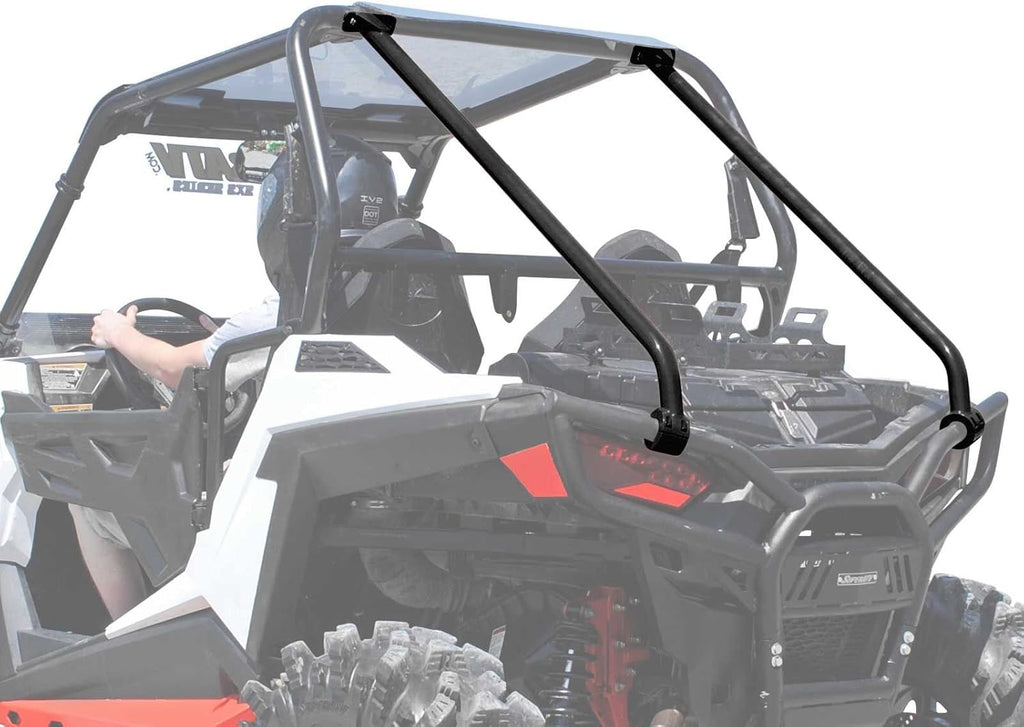 Heavy Duty Rear Roll Cage Support Wrinkle Black Y5786