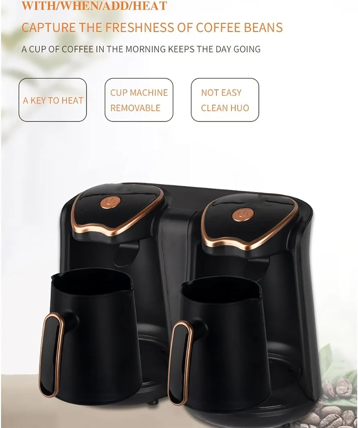 Turkish Coffee Maker 500ml Electric Coffee Machine V993116