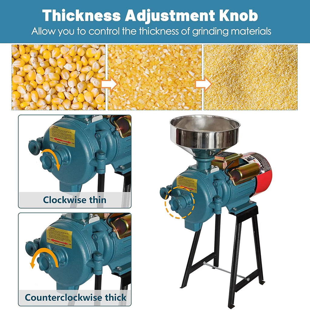 110V Electric Grain Mill Flour Grinder W9897