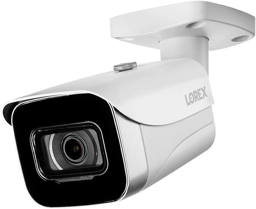 White 4K IP PoE Bullet Security Camera W1866