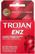 Non-Lubricated Latex Condoms, 3 ct, Pack of 2 M760173