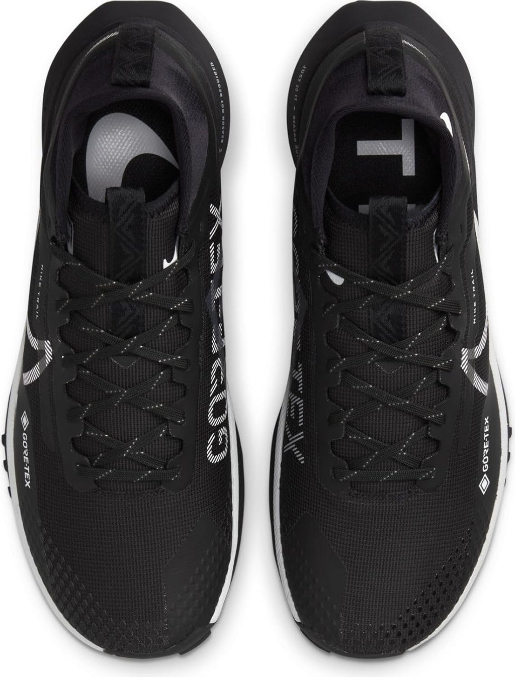 Black Wolf Grey Reflect Silver Trail Running Shoe L245