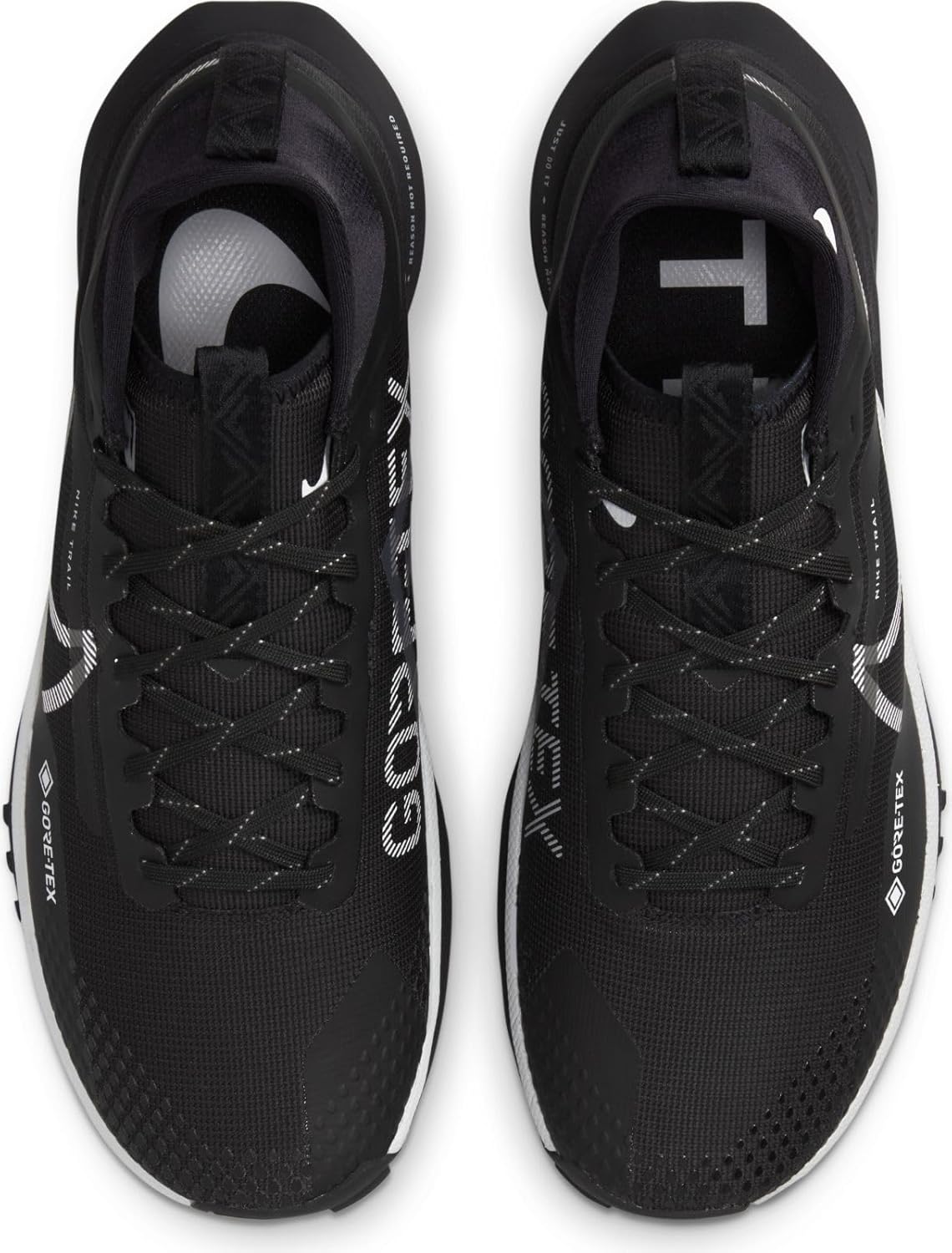 Black Wolf Grey Reflect Silver Trail Running Shoe L245