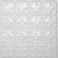 5-Pack Kit 2-Ft x 2-Ft Bright White Gloss Tin Backsplash E5856