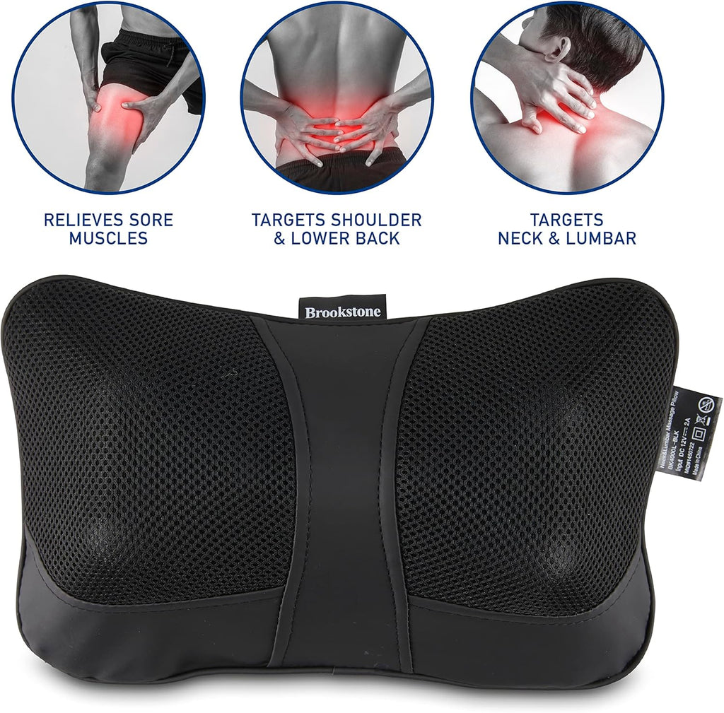 Deep Kneading Massage Pillow with Heat O995