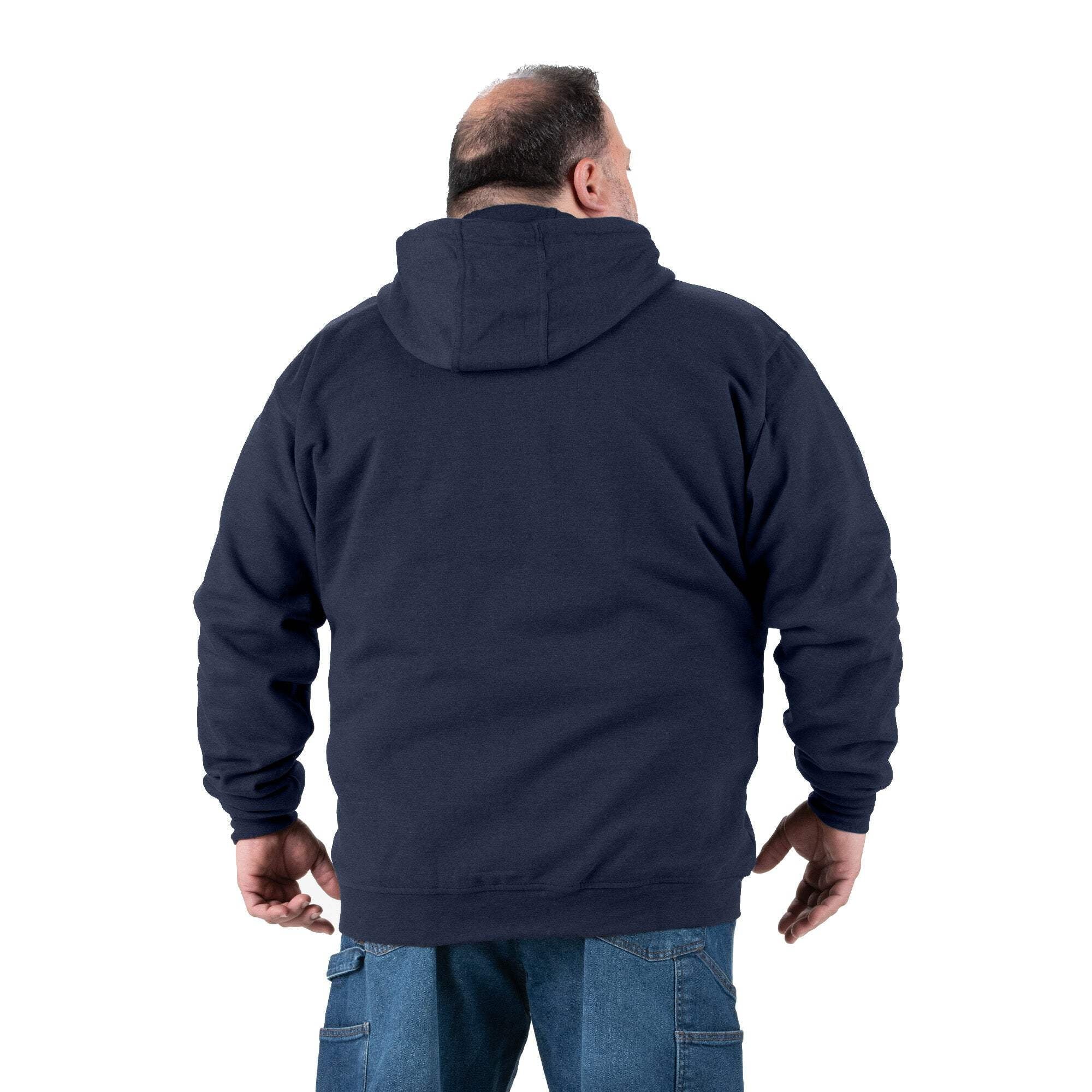 Thermal-Lined Full-Zip Hooded Sweatshirt P5268