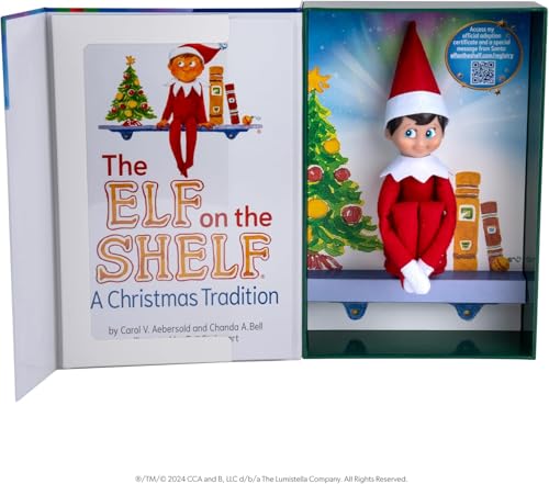 Boy Scout Elf Box Set (Blue Eyed) Storybook and Football Outfit Accessory Set D338