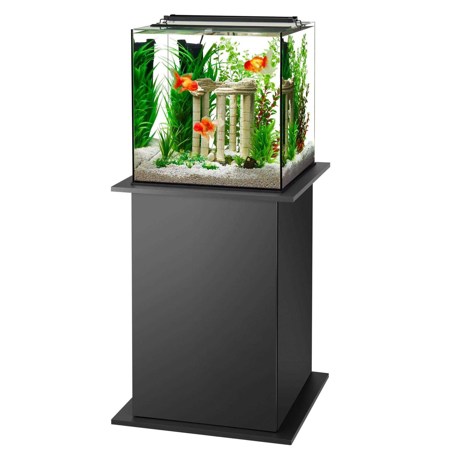 Black Pedestal Aquarium Stand O907599
