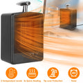 1000W Portable Ceramic Heater with Adjustable Temperature Timer L649