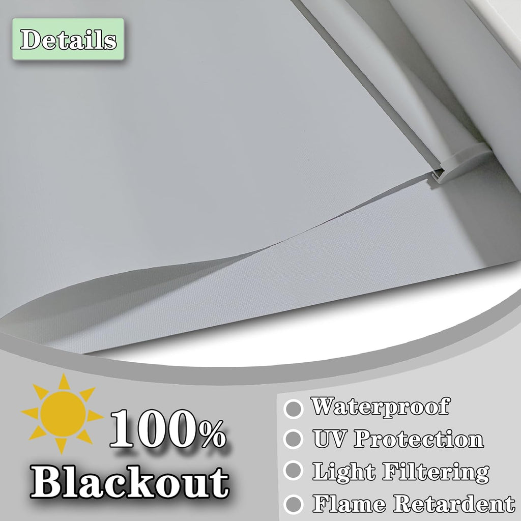 100% Blackout Thermal Insulated Window Blinds P12890