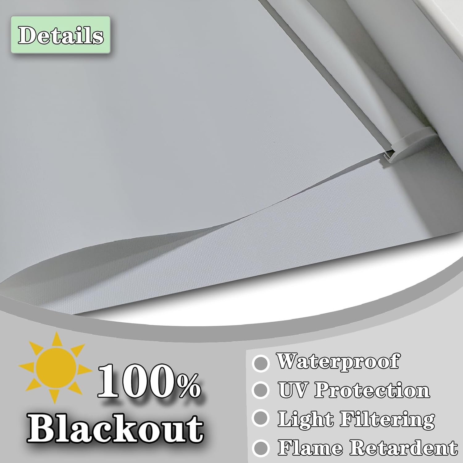 100% Blackout Thermal Insulated Window Blinds P12890