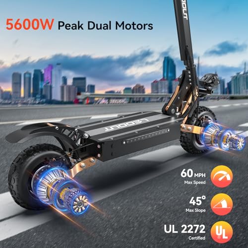 Electric Scooter, 5600W Motor, 59Mi Range C2347