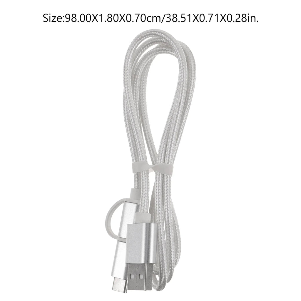 2 Pcs Phone Car Charger Cord Cables Data Line B713