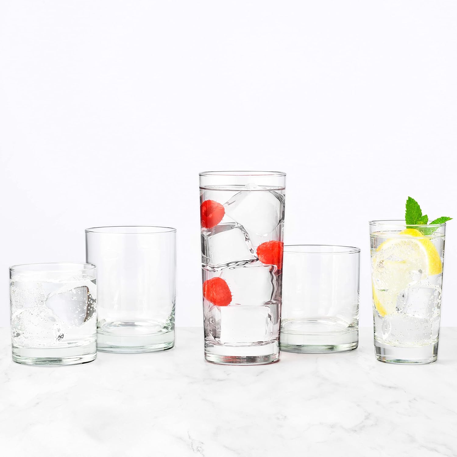 8-ounce Heavy Base Hi-Ball Glasses, Set of 24 F331