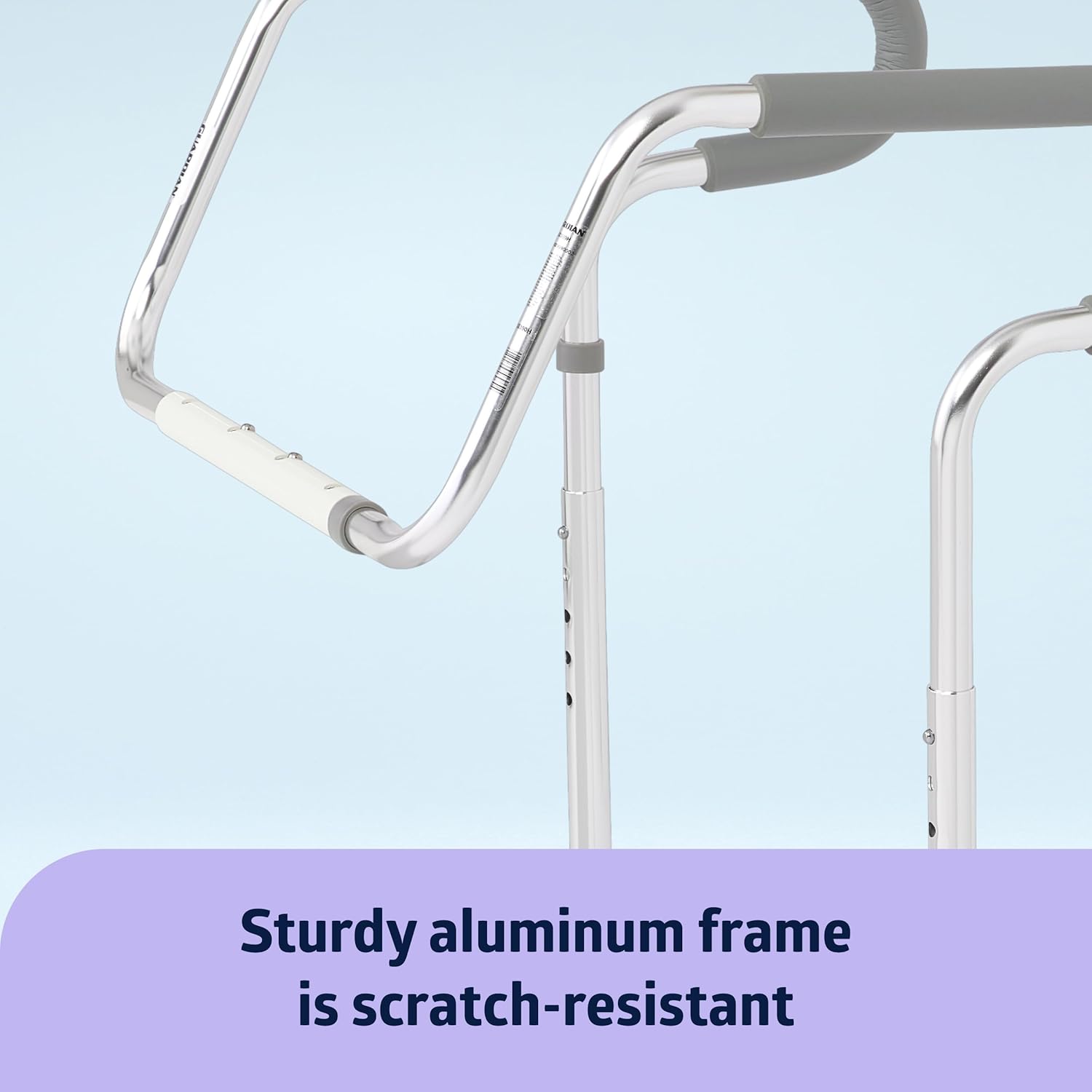 Height Adjustable Toilet Safety Rail with Armrests, 300 LB. Weight Capacity K9170