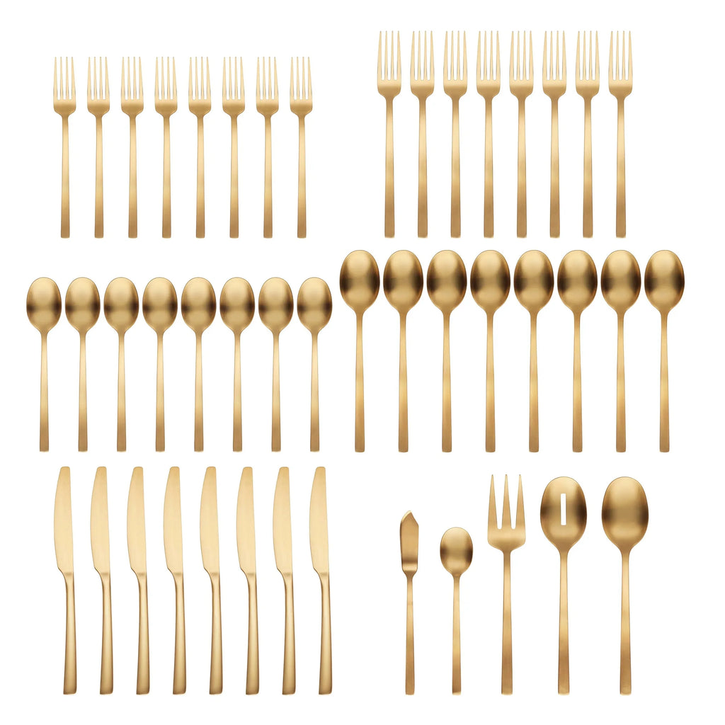 45-Piece Satin Flatware Set J1938