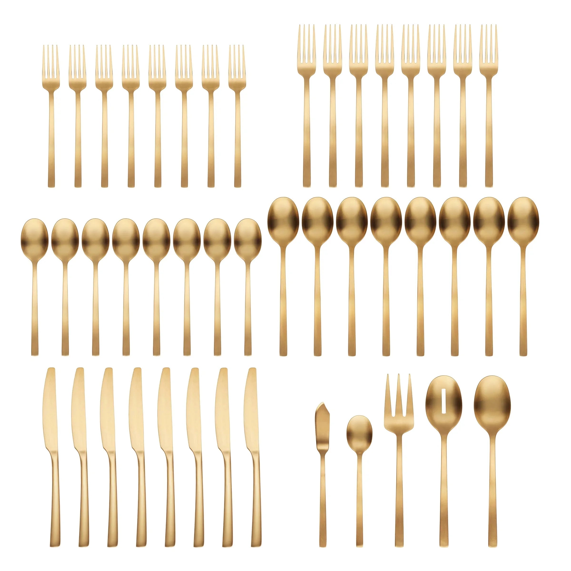 45-Piece Satin Flatware Set J1938