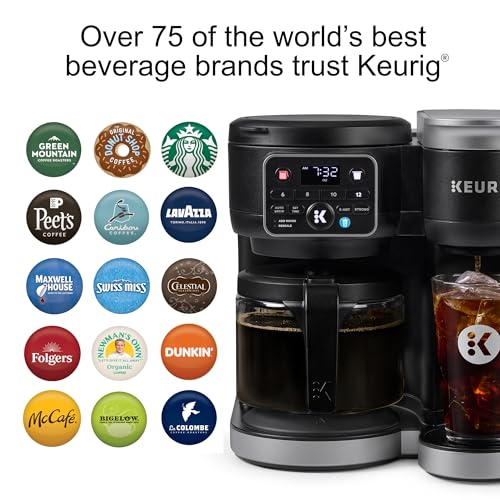 Single Serve & Carafe Coffee Maker, 72oz Reservoir S959