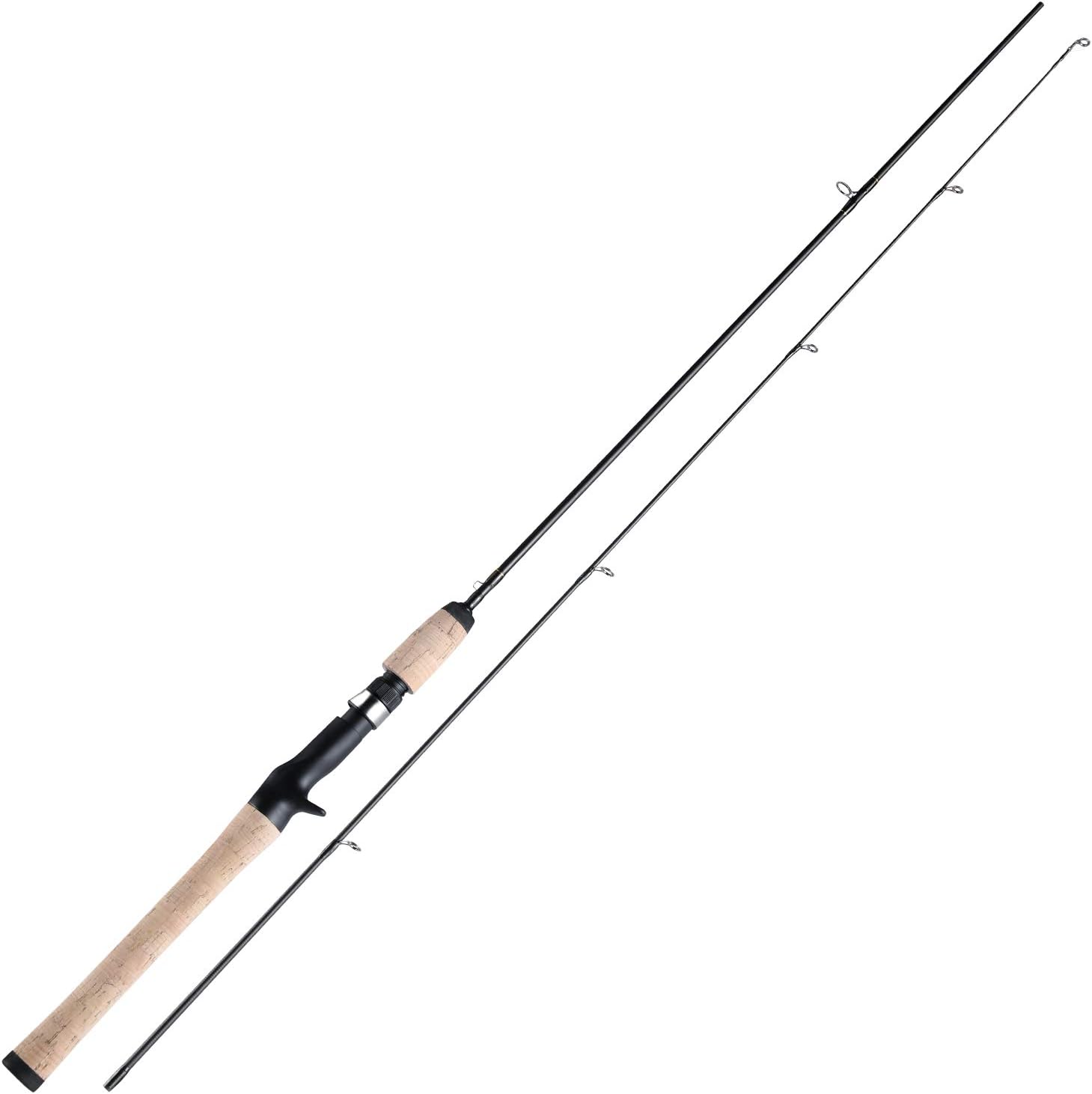 Graphite Lightweight Ultra Light Trout Rods 2 Pieces Cork Handle Spinning Fishing Rod C3766