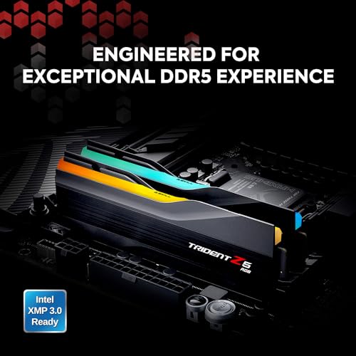 DDR5 RAM 64GB (2x32GB) 6000MT/s CL30-40-40-96 Matte Black Desktop Computer Memory H28119