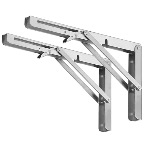 Folding Shelf Brackets Heavy Duty Stainless Steel Q463279