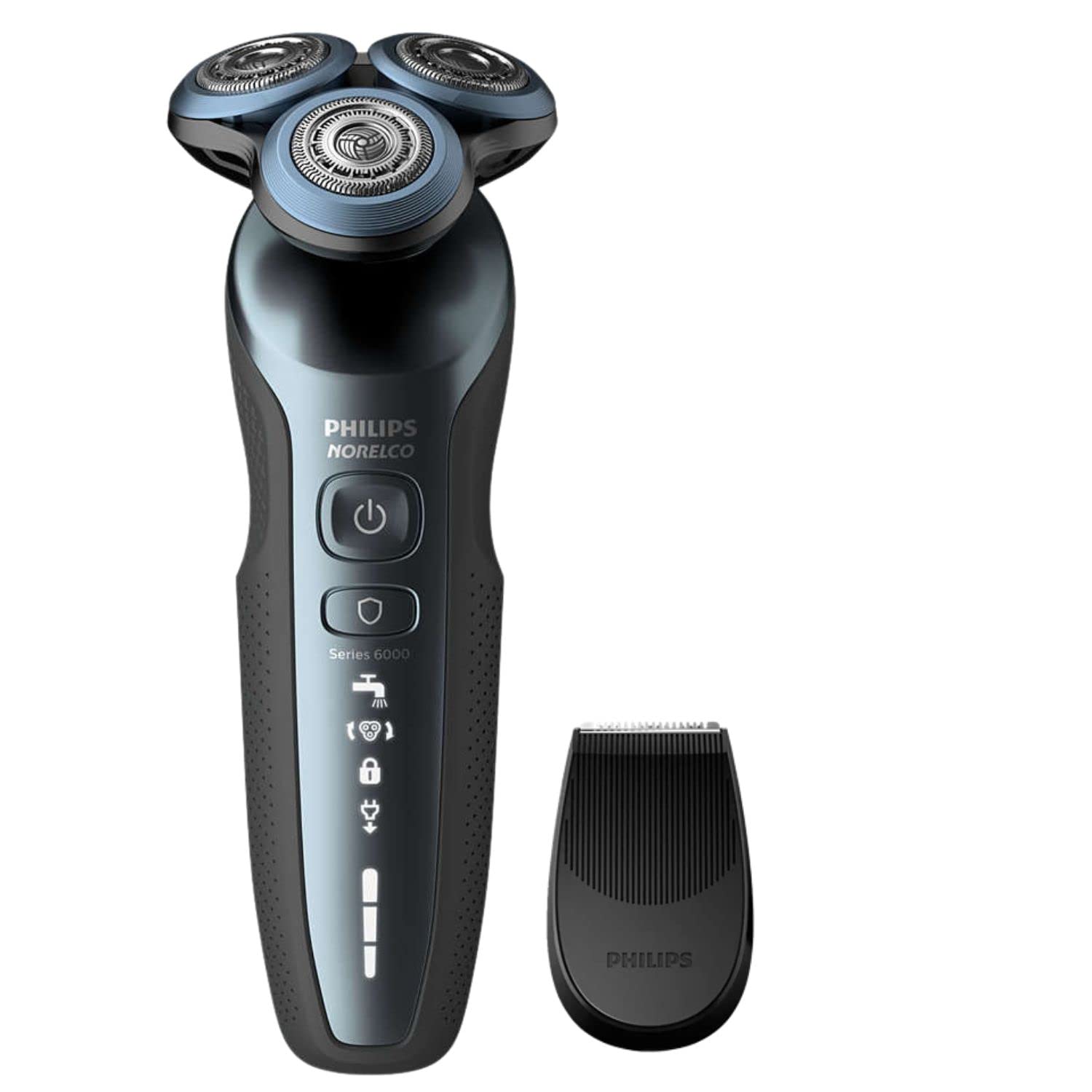 Rechargeable Wet/Dry Electric Shaver with Trimmer Attachment X76484