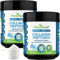 Collagen Peptides Powder Unflavored Hydrolyzed Collagen Protein Powder Type 1, 2 & 3 Grass Fed, 11g Per Serving S21599