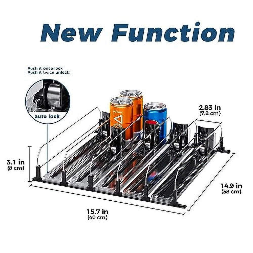 Black 5 Rows Drink Organizer B38670