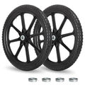 2 Pcs 20" Flat Free Tire and Wheel with 3/4" & 5/8" Bearing V48101