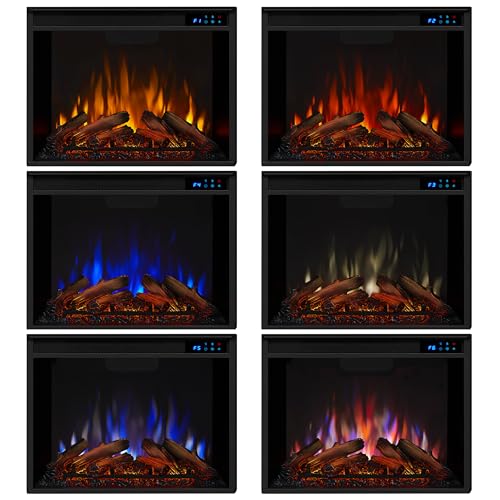 74" Electric Fireplace TV Stand with Adjustable Shelves and Storage, Remote Control, Timer F80664
