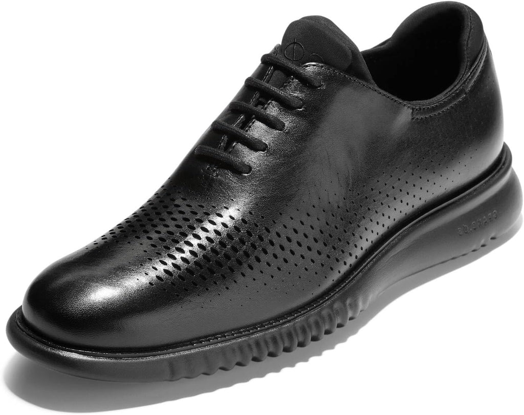 Black Leather Wingtip Oxford B77359