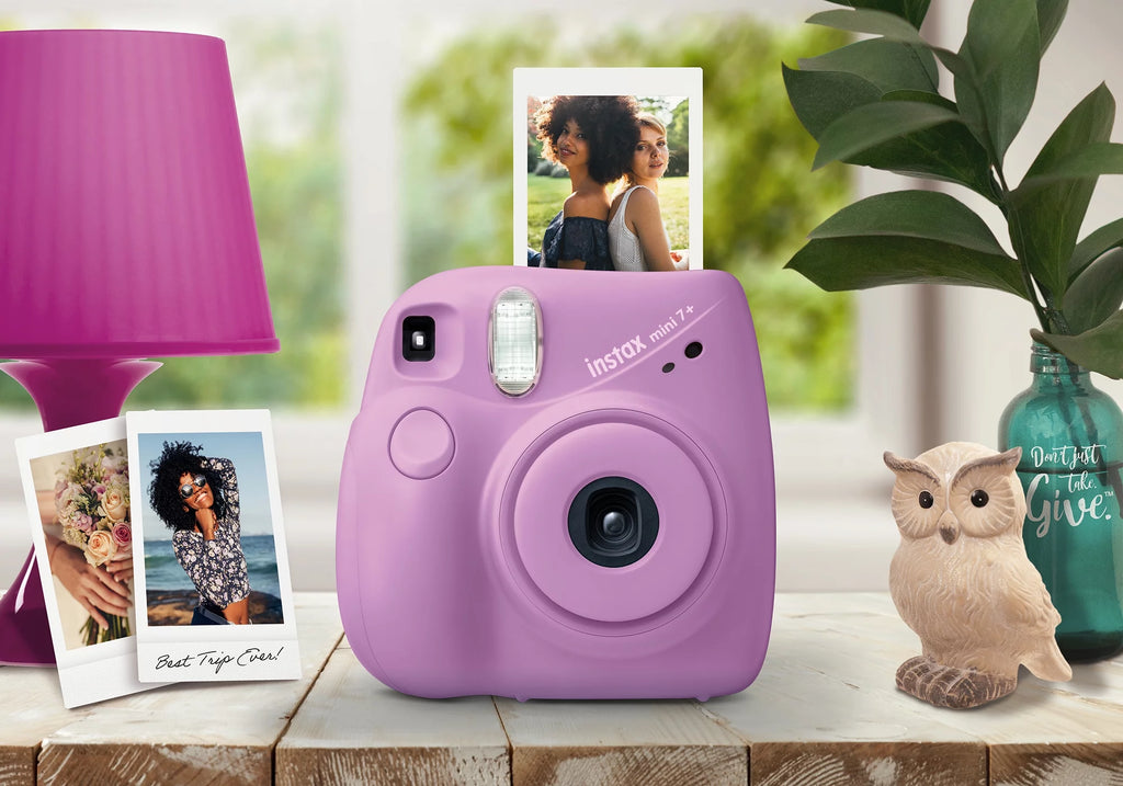Lavender INSTAX Mini 7+ Camera with 10-pack Mini Film N632