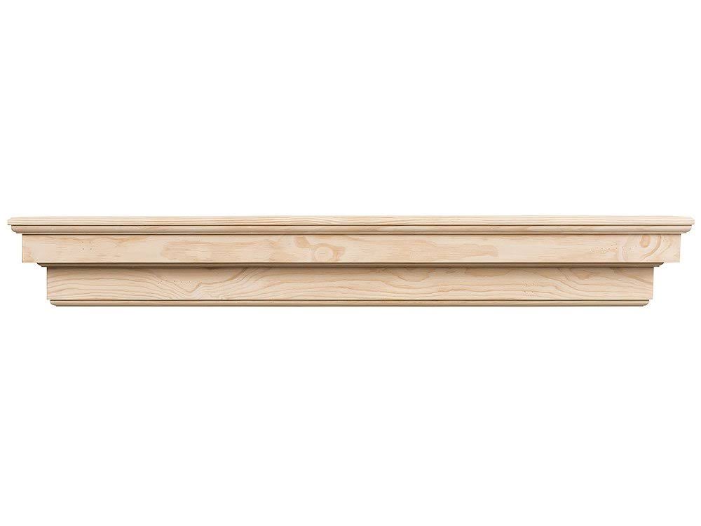 60 inch Unfinished Beige Fireplace Mantel Shelf M74882